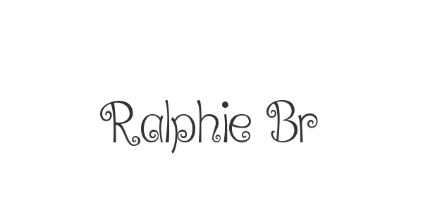 Ralphie Brown font thumb